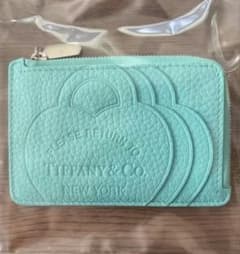 【新品】ティファニー リターントゥティファニー ジップ カードケース ブルーのサムネイル