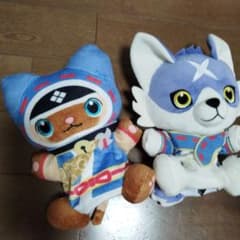 몬스터 헌터 라이즈 퍼펫 봉제 인형