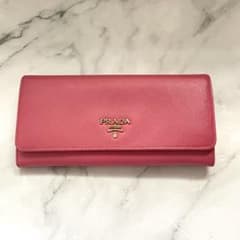 PRADA プラダ サフィアーノ 財布 フラップ 長財布 0515-① - メルカリ