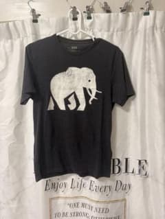 BANANA REPUBLIC 象モチーフ Tシャツ Mサイズのサムネイル