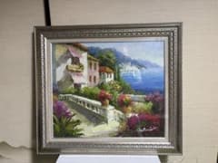 Antonio 油彩 L.アントニオ (Ｆ10)風景画 地中海 海 景色 Antonio 油彩 L.アントニオ (F10)風景画 地中海 海 景色 - メルカリ