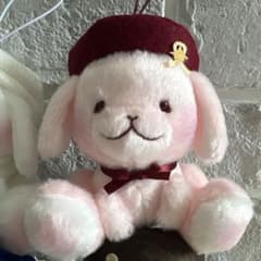 【新品タグ付き】いとわたあめ 季節の空うさぎマスコット ピンク