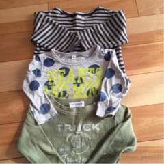 長袖Ｔシャツ 80センチ 3枚セットのサムネイル