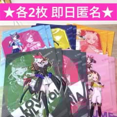 早い者勝ち¨̮⃝】ウマ娘 クリアファイル全6種×2枚ずつ 12枚セット