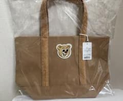 FEILER LOVERARY オールドテディ ワッペントートバッグ ベージュL