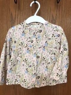 白くま様★専用　　　ZARA baby ピンク花柄ブラウスのサムネイル
