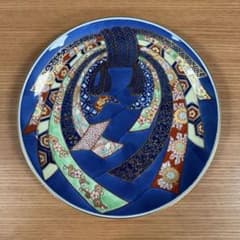 有田焼 弥左ヱ門窯 色絵熨斗文 7寸飾皿☆ - メルカリ
