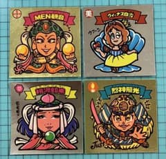並品 旧ビックリマンシール 天使4枚①のサムネイル