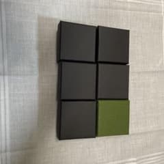 ジュエリーボックス 6個セット 黒と緑のサムネイル