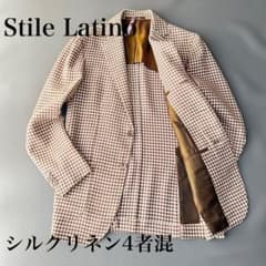 【Stile Latino ナポリ製　ハウンドトゥースTG.44（S相当）】