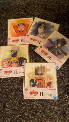 이치 반 쿠지 NARUTO-나루토 - 파도의 국편 H상 미니 색종이(5종)