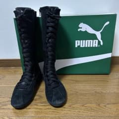 PUMA エスキーヴァベリーハイ レースアップ サイドジップ 24cm PUMA エスキーヴァベリーハイ レースアップ サイドジップ 24cm - メルカリ