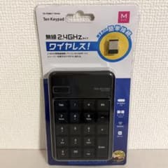【新品 未使用】ELECOM ワイヤレステンキー TK-TDM017BKのサムネイル