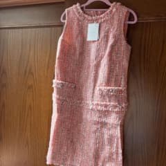 アベニールエトワール ツイードワンピース 38サイズ - メルカリ