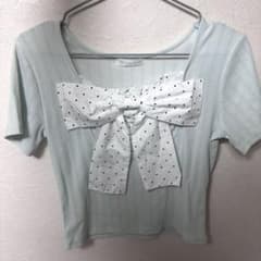 OLIVE des OLIVE リボン映え半袖トップスのサムネイル