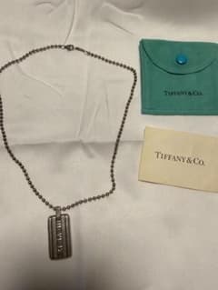 Tiffany & Co. アトラス ドッグタグ ネックレス　オールド Tiffany & Co. アトラス ドッグタグ ネックレス オールド - メルカリ