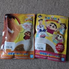 크레용 신짱 이치 반 쿠지 ~ 오라 배 가득한 조 ~ 카레 2 종 세트