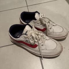 VANS スニーカー ホワイト レッドのサムネイル