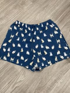 【極美品✧︎】ユニクロ Paul & JOEねこ柄 ショートパンツのサムネイル