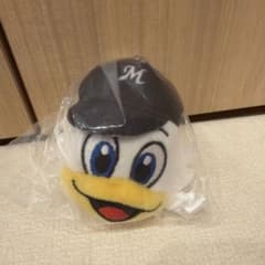 プロ野球マスコット　フェイスぬいぐるみ　千葉ロッテマリーンズ　マーくん　ガチャのサムネイル