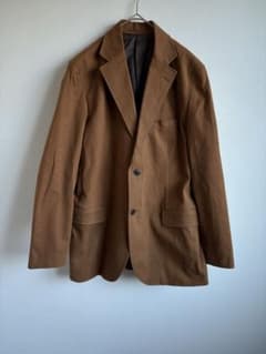 UNIQLO テーラードジャケット オフィスカジュアル 茶 L