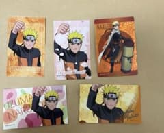 NARUTO 질풍전 브로마이드 and 오로라 아트 컬렉션 카드 5장 세트