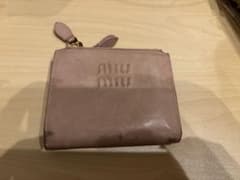 MiuMiu 二つ折り財布 ピンクのサムネイル