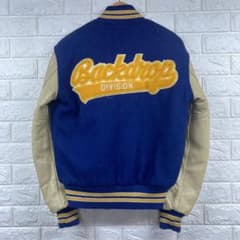 CATCH BALL バックドロップ USA製 バック刺繍 スタジャン 40 CATCH BALL バックドロップ USA製 バック刺繍 スタジャン 40