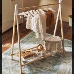 used ZARA HOME kids baby ウッド ハンガーラック - メルカリ