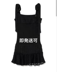 andmary Ameria lace mini dress black - メルカリ