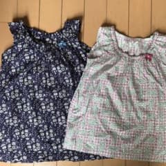 リバティ、ハンドメイド⭐︎ブラウス２枚セットのサムネイル
