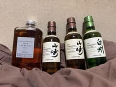 未開栓 山崎 白州 ミニボトル ニッカ フロムザバレル ウイスキー 4本