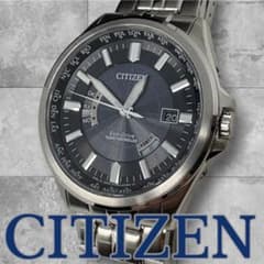 新品レア物！CITIZEN エコドライブ 電波ソーラー時計CB0011-69L - メルカリ