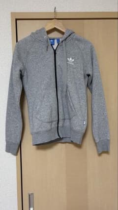 adidas Originals ジップアップパーカー グレーのサムネイル