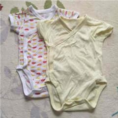半袖 ロンパース 肌着 男の子 60サイズ 2枚セットのサムネイル