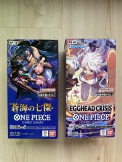 ワンピースカード　エッグヘッドクライシス、蒼海の七傑　名 テープカット ワンピースカード 蒼海の七傑 エッグヘッドクライシス BOX 未開封