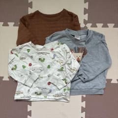 男の子　長袖トレーナー 90cm まとめ売り 3点のサムネイル