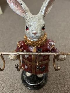 うさぎの置物 ジュエリースタンドのサムネイル
