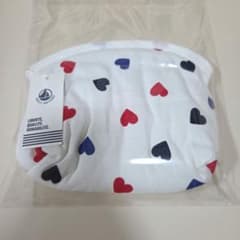 PETIT BATEAU プチバトー　 ポーチ 新品未使用 ハート柄のサムネイル