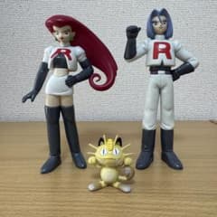 u*s様 ポケモン キャラクターズワールド ムサシ コジロウ カード付き＋ニャーのサムネイル