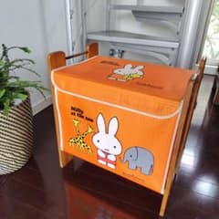 希少 廃盤 ミッフィー 収納ボックス 木製フレーム付き レトロ当時物 収納BOX 希少 廃盤 ミッフィー 収納ボックス 木製フレーム付き レトロ当時物