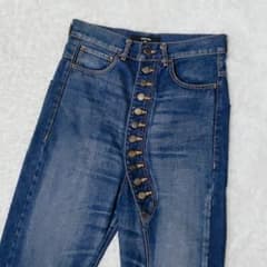 CABANE de ZUCCA 11連ボタン サルエル デニムパンツ - メルカリ