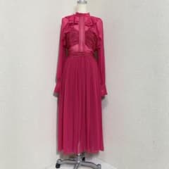 A-56. 【極美品】Self-portrai シフォンラッフルミディドレス A-56. 【極美品】Self-portrai シフォンラッフルミディドレス - メルカリ