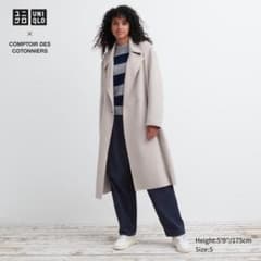UNIQLOコントワーデコトニエダブルフェイスラップコート M(アメリカサイズ)のサムネイル
