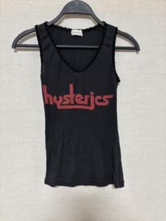 hysterics ロゴ キャミソール 黒のサムネイル