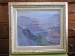 ◆金子太郎　「丹沢」　油彩　F8号　新制作協会会友　新作家賞　幻の画家　水上勉◆ ◇金子太郎 「丹沢」 油彩 F8号 新制作協会会友 新作家賞 幻の画家