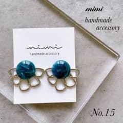 ハンドメイド ピアス No.15 - メルカリ