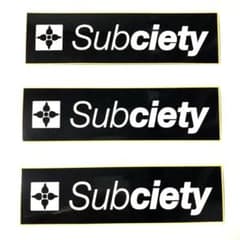 Subciety ステッカー 3枚セットのサムネイル