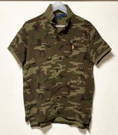 ポロラルフローレン POLO 迷彩 カモ ポロシャツ M カスタムフィットのサムネイル