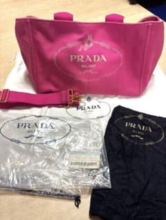 PRADA カナパ M ピンク ショルダーバッグ 今だけ値下げ！！！ - メルカリ